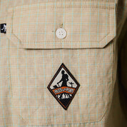 Pass~Port Wanderer Workers Long Sleeve Shirt - Khaki