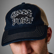 Pass~Port Slinkin' Leagues Trucker - Washed Navy