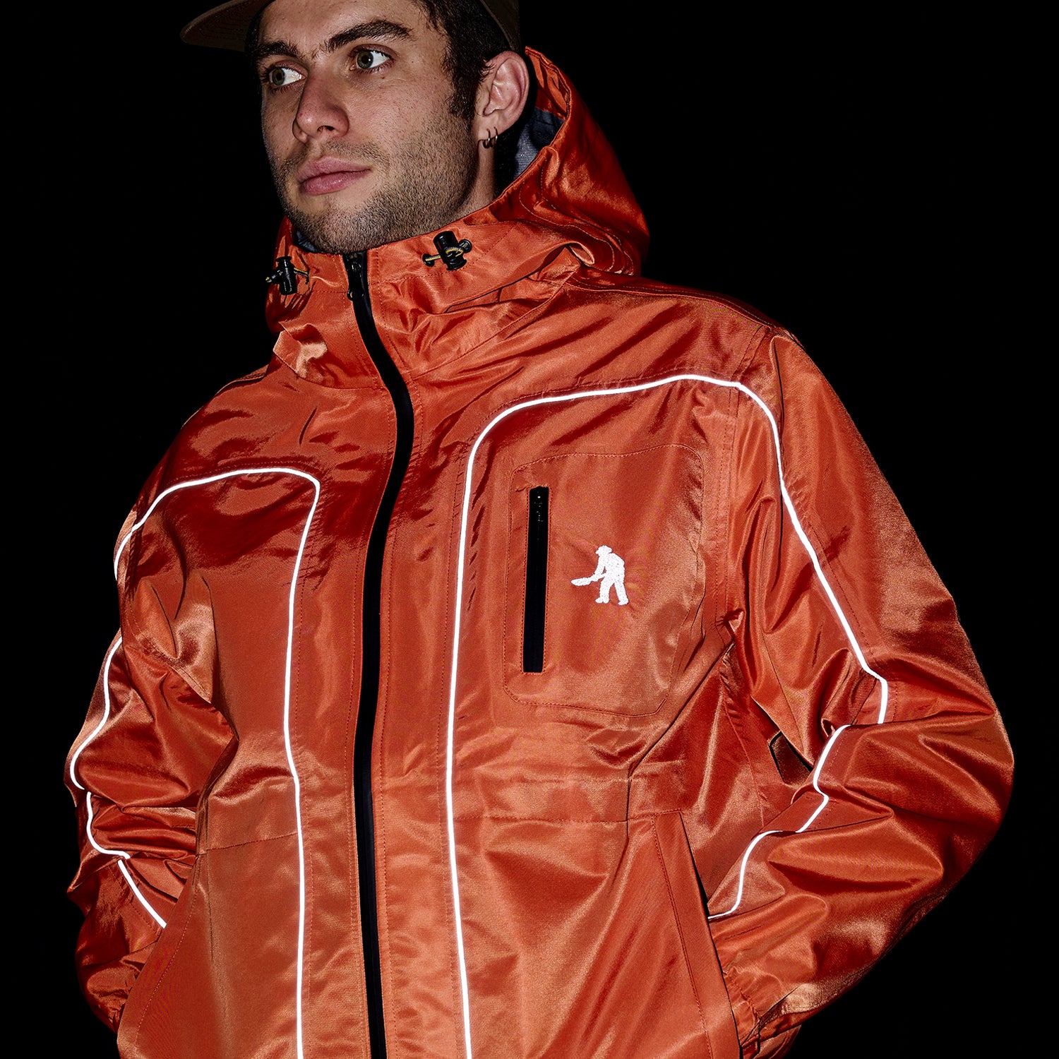 Pass~Port Workers Rain Jacket - Peach
