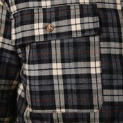 Pass~Port Wanderer Flannel Vineyard Shirt - Black