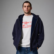 Pass~Port Solid Workers Zip Hood - Washed Navy