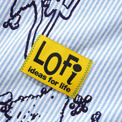 Lo-Fi Emulsion Shirt - Blue / White