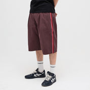 Pass~Port Leagues Club Short - Side Stripe Plum