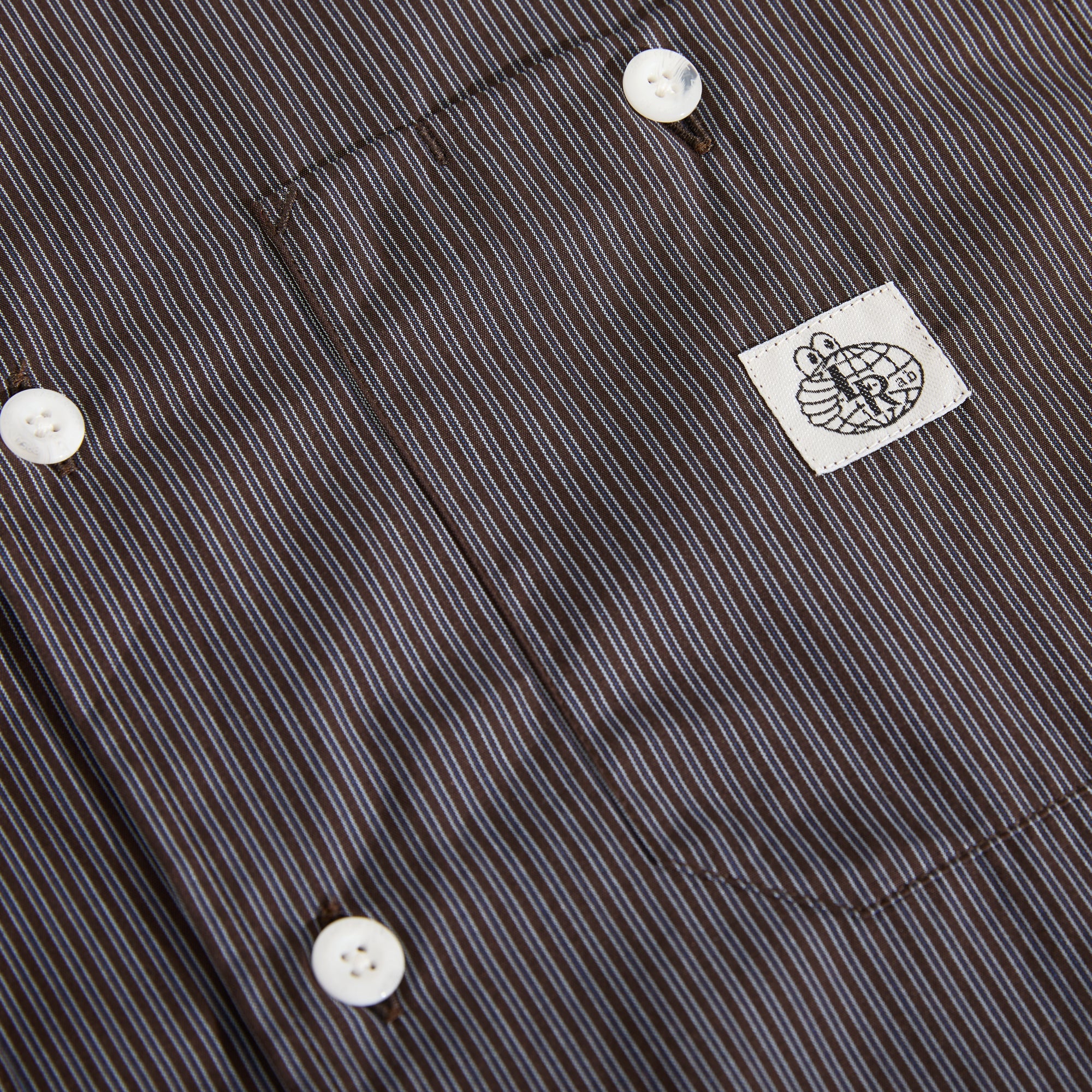 Last Resort AB LS-SM001 Shirt - Navy Stripe