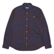 Last Resort OG LS Shirt - Brown / Blue Check