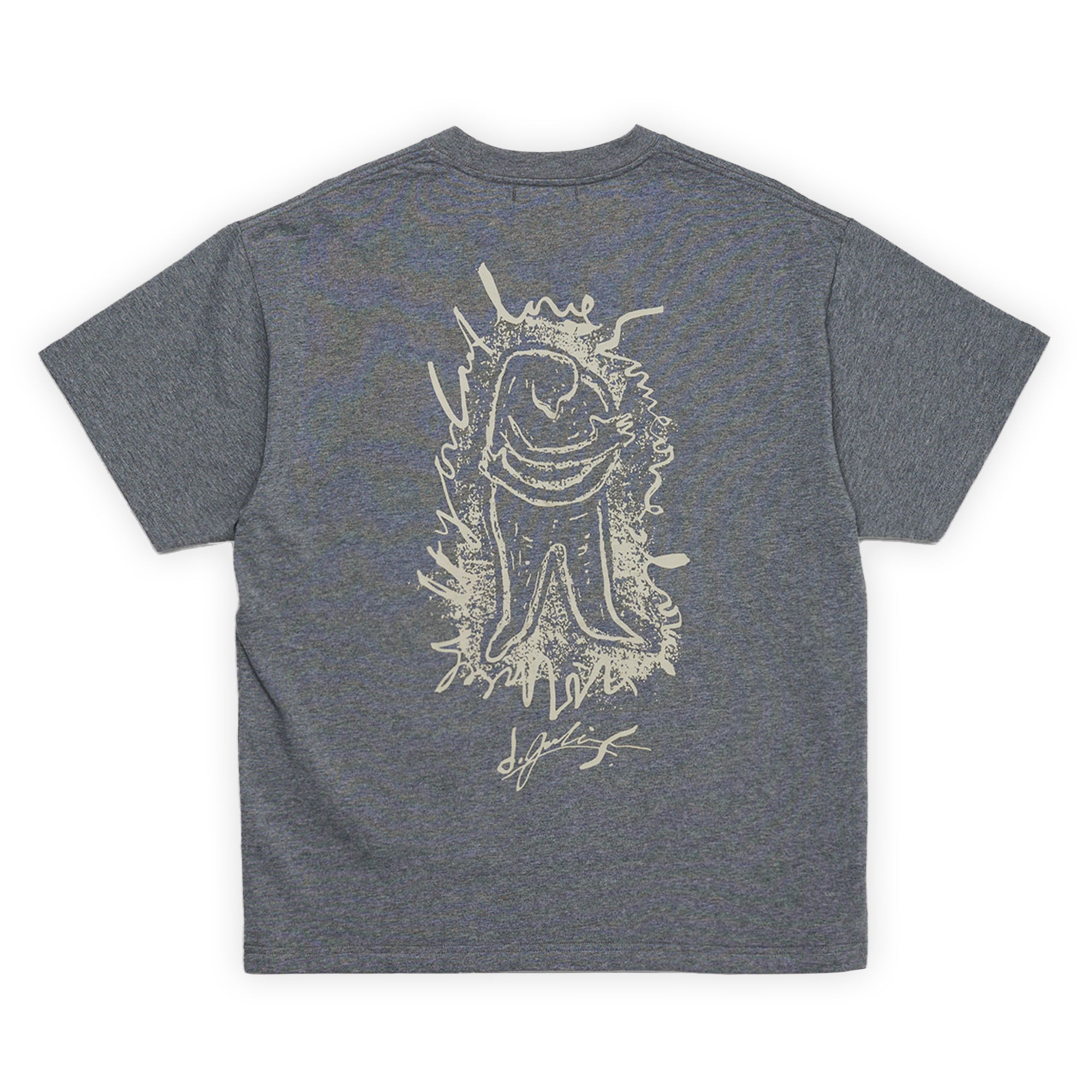 Last Resort AB Love Yourself Tee - Dark Grey Marle