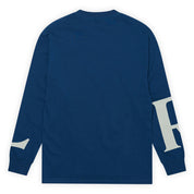Last Resort AB LRAB LS Tee - Mid Blue