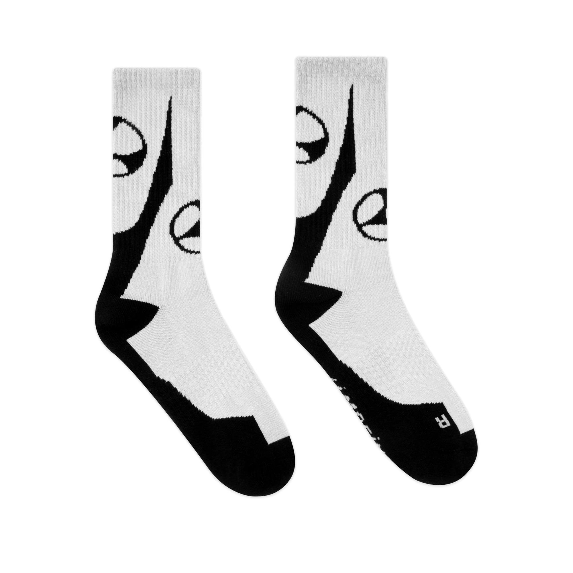 Limosine Leddy Socks - Grey / Black