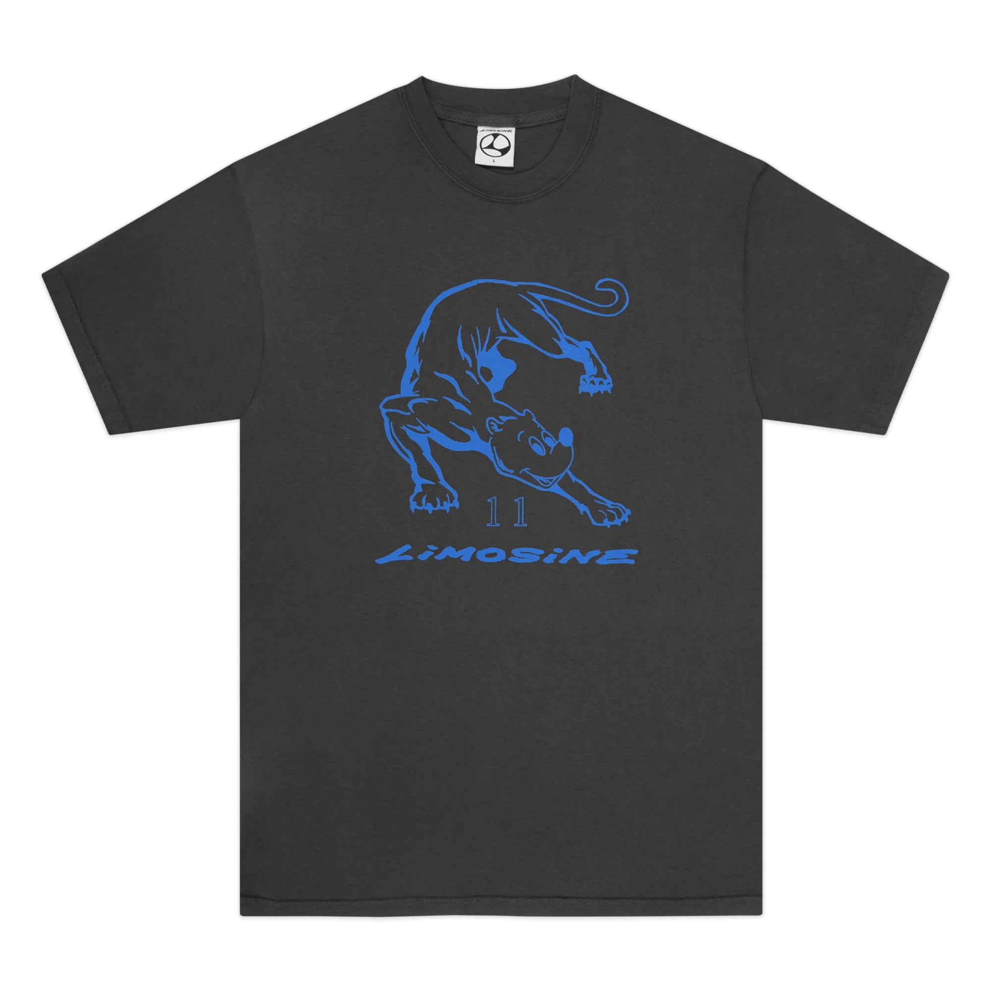 Limosine Panther Tee - Pepper Pigment Dye