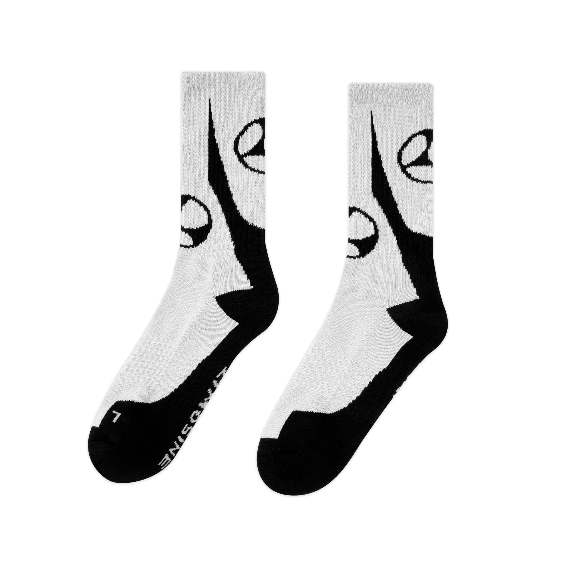 Limosine Leddy Socks - Grey / Black