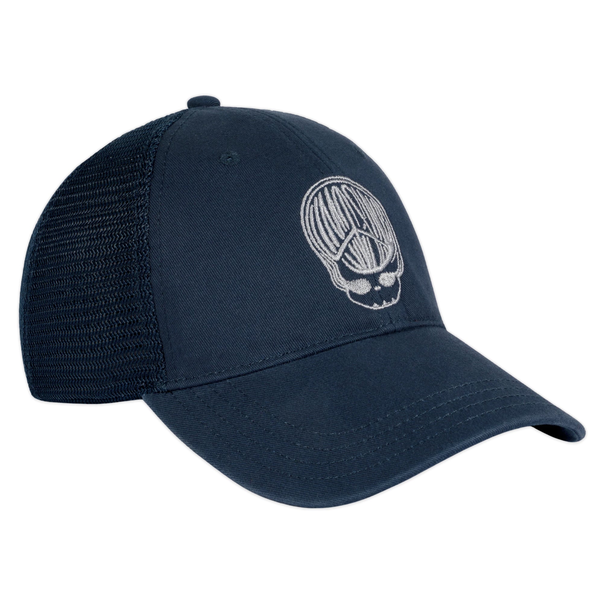 Limosine Peace Head Cap - Navy / Sliver