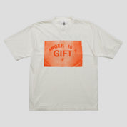 Jack Mannix Anger is a Gift Tee - White / Orange