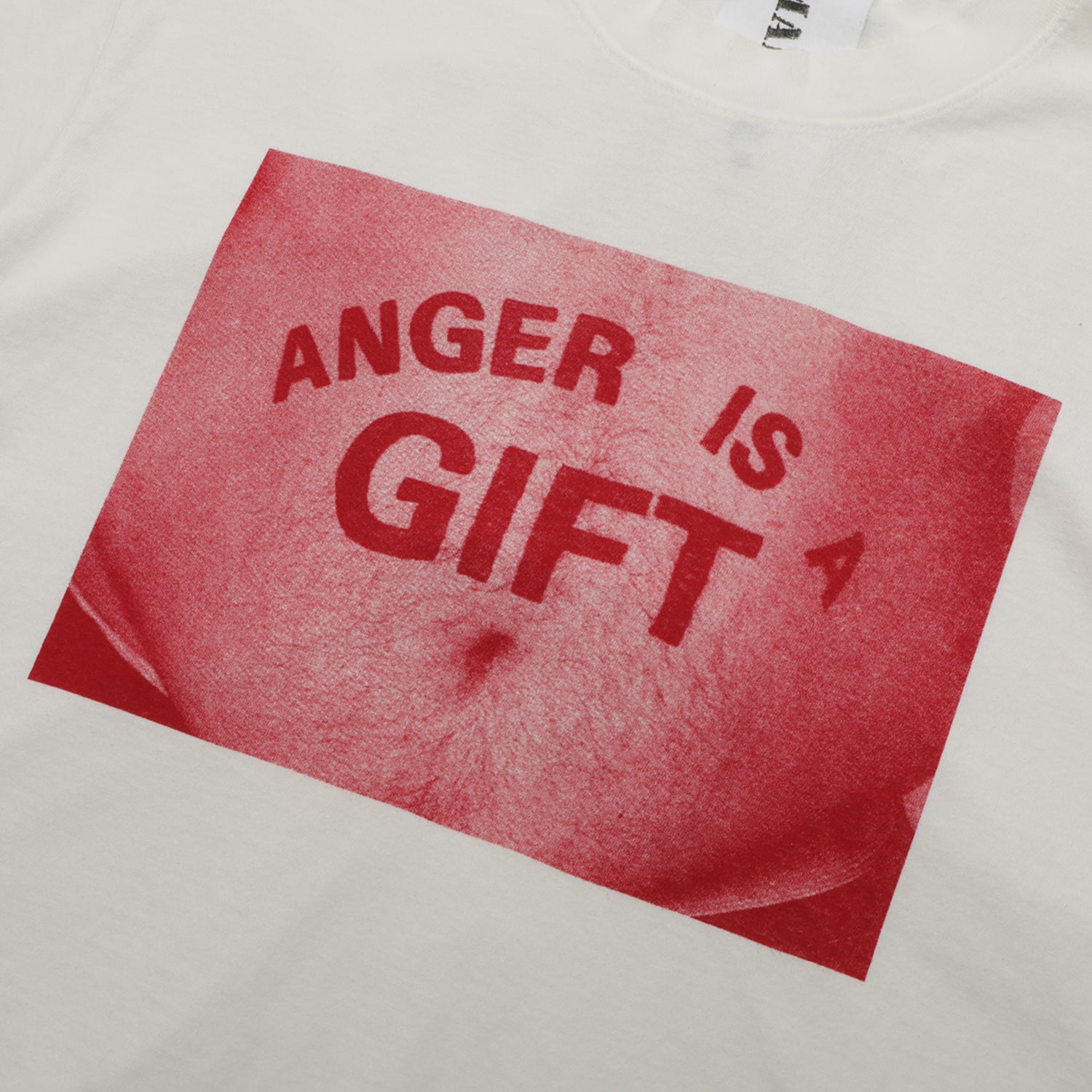 Jack Mannix Anger is a Gift Tee - White / Red