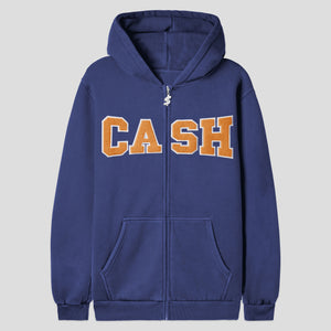 Cash Only Campus Zip-Thru Hood - Marine