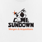 Come Sundown Mergers Tee - White