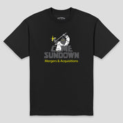 Come Sundown Mergers Tee - Black