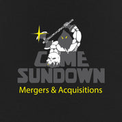 Come Sundown Mergers Tee - Black