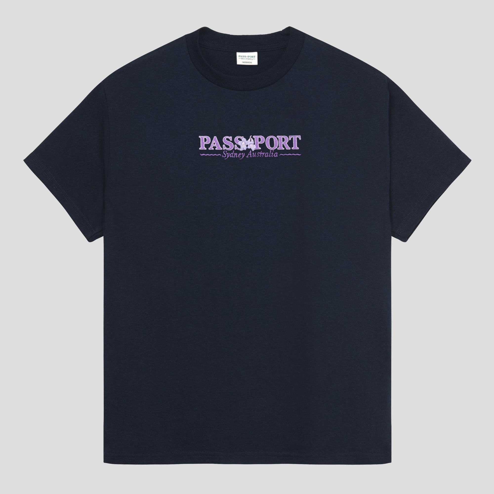 Pre-Order Pass~Port Jacaranda Tee - Navy