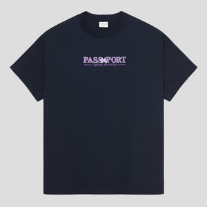 Pre-Order Pass~Port Jacaranda Tee - Navy