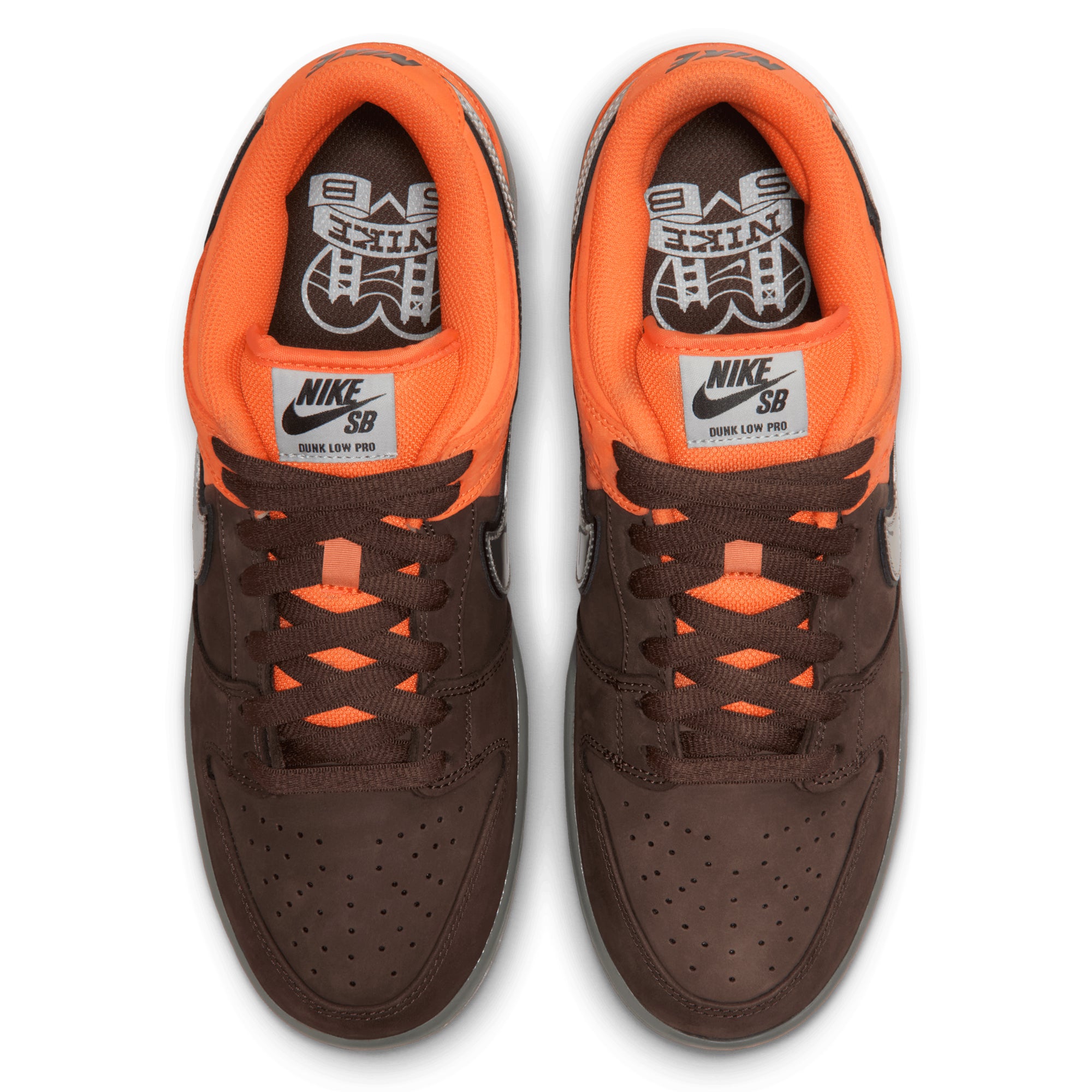 Nike SB Dunk Low Pro - Safety Orange / Baroque Brown