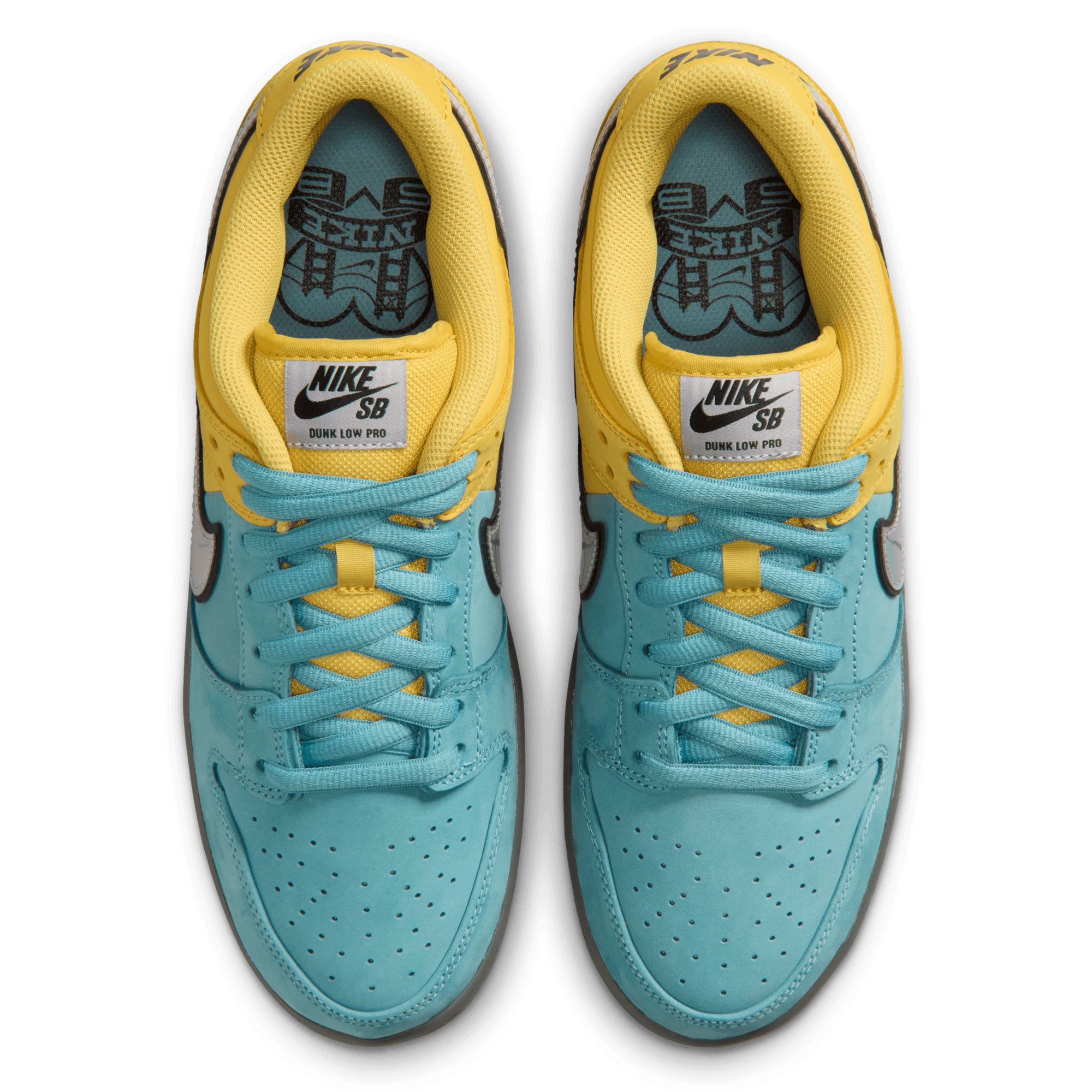 Nike SB Dunk Low Pro - Lightning / Wolf Grey / Denim Turquoise