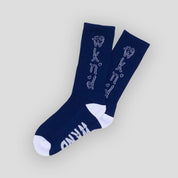 WKND Heart Socks - Navy