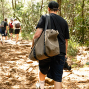 Pass~Port Australian Manufactured Travel Tote Bag - Brown