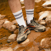 Pass~Port Australian Manufactured Socks - White / Navy