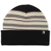 Pass~Port Organic Cotton Stripe Beanie - Black