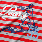 Pearls Skateboards Baseball Tee - Stripe