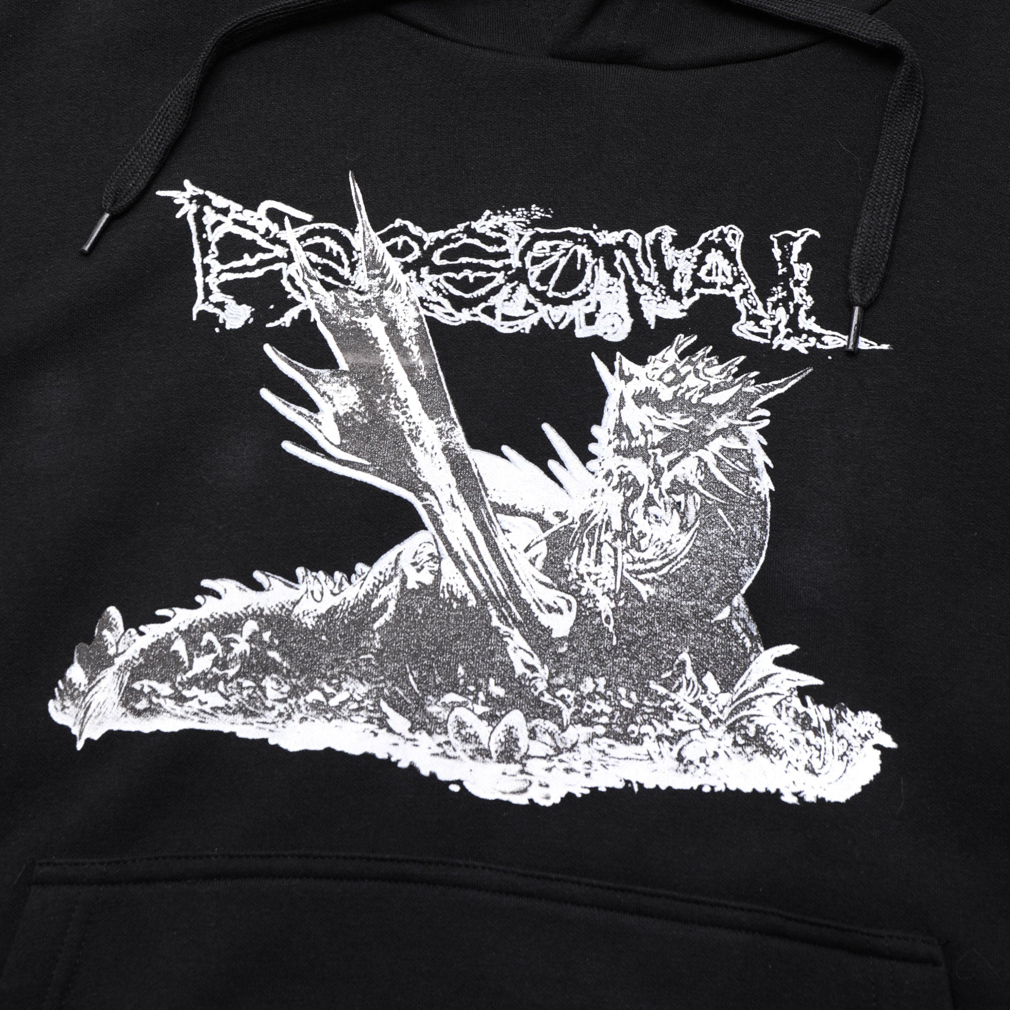 Personal Joint Moredeth Hoodie - Black