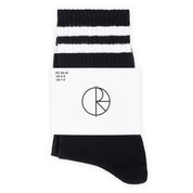 Polar Skate Co. Happy Sad Rib Socks - Black