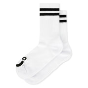 Polar Skate Co. Happy Sad Rib Socks - White