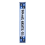 Polar Skate Co. Checkers Football Scarf - Blue