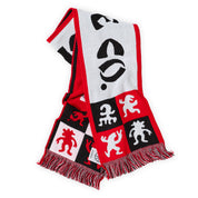 Polar Skate Co. Checkers Football Scarf - Red
