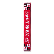 Polar Skate Co. Checkers Football Scarf - Red