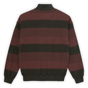Polar Skate Co. Surf Half Zip Sweater - Dirty Black / Brownstone