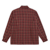 Polar Skate Co. Mike LS Flannel Shirt - Oxblood Check