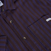 Polar Skate Co. Mitchell Shirt - Purple / Chocolate