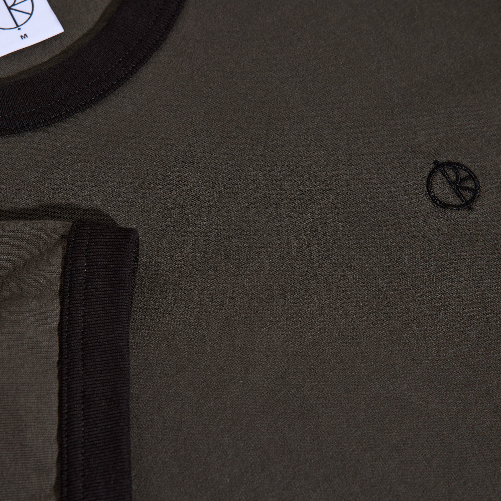 Polar Skate Co. Ringer Tee - Dirty Black