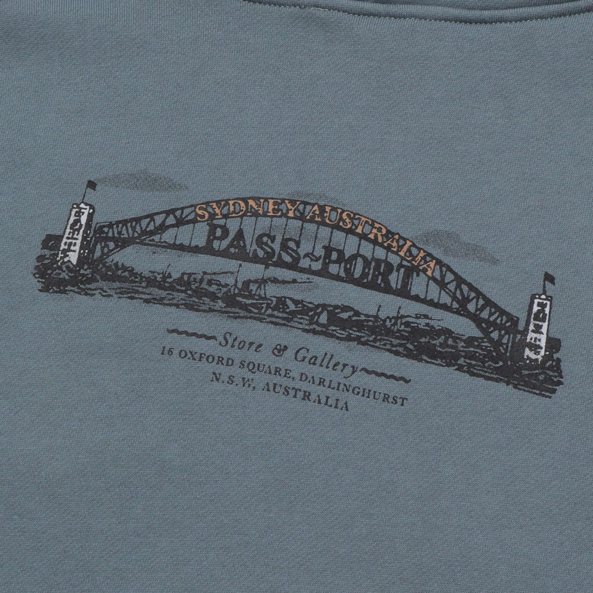 PASSPORT (パスポート) 限定 フーディ Sydney Harbour Hoodie Pass~Port Store & Gallery Exclusive Sydney Harbour Hoodie - Ash