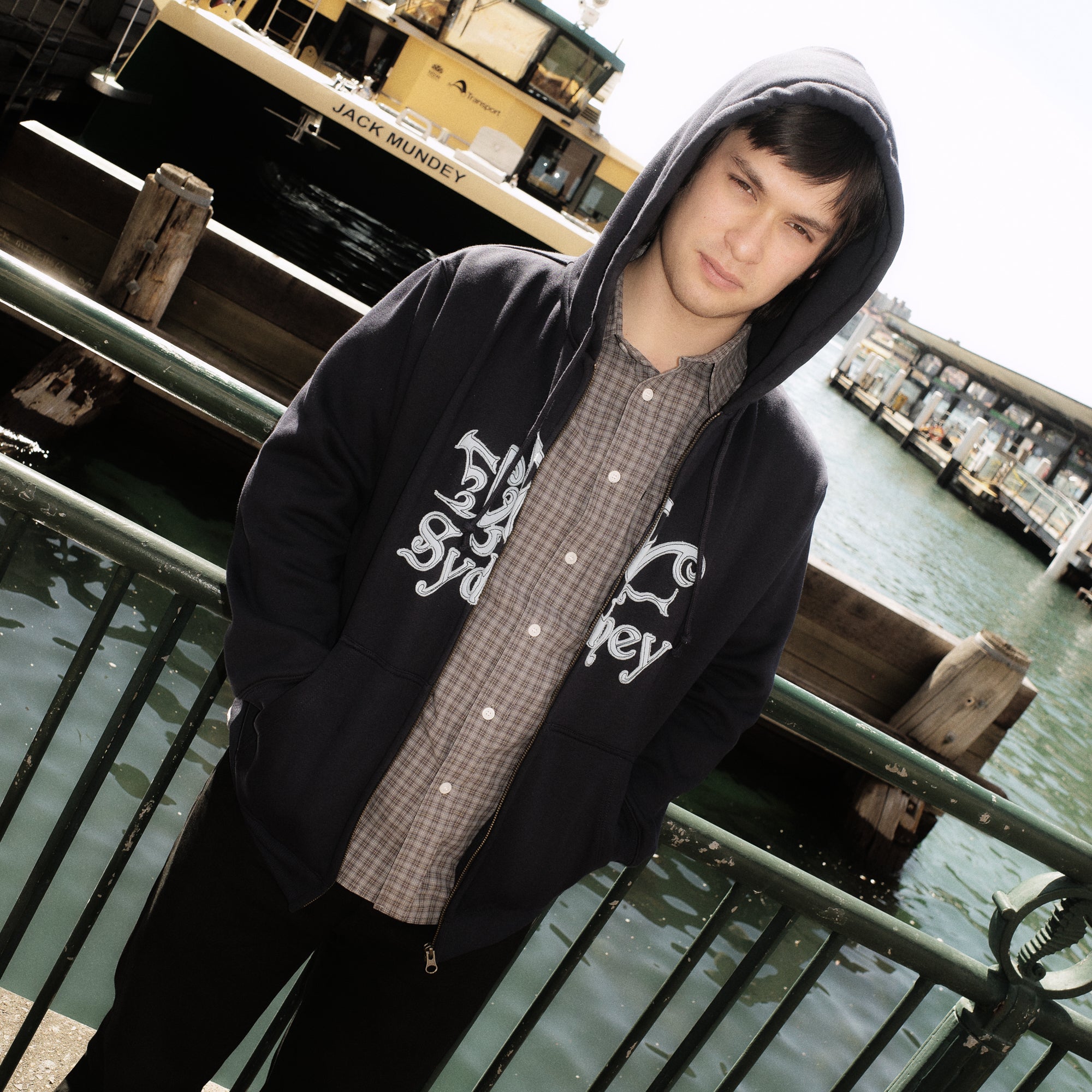 Pass~Port Store & Gallery Exclusive Destination Zip Hood - Navy