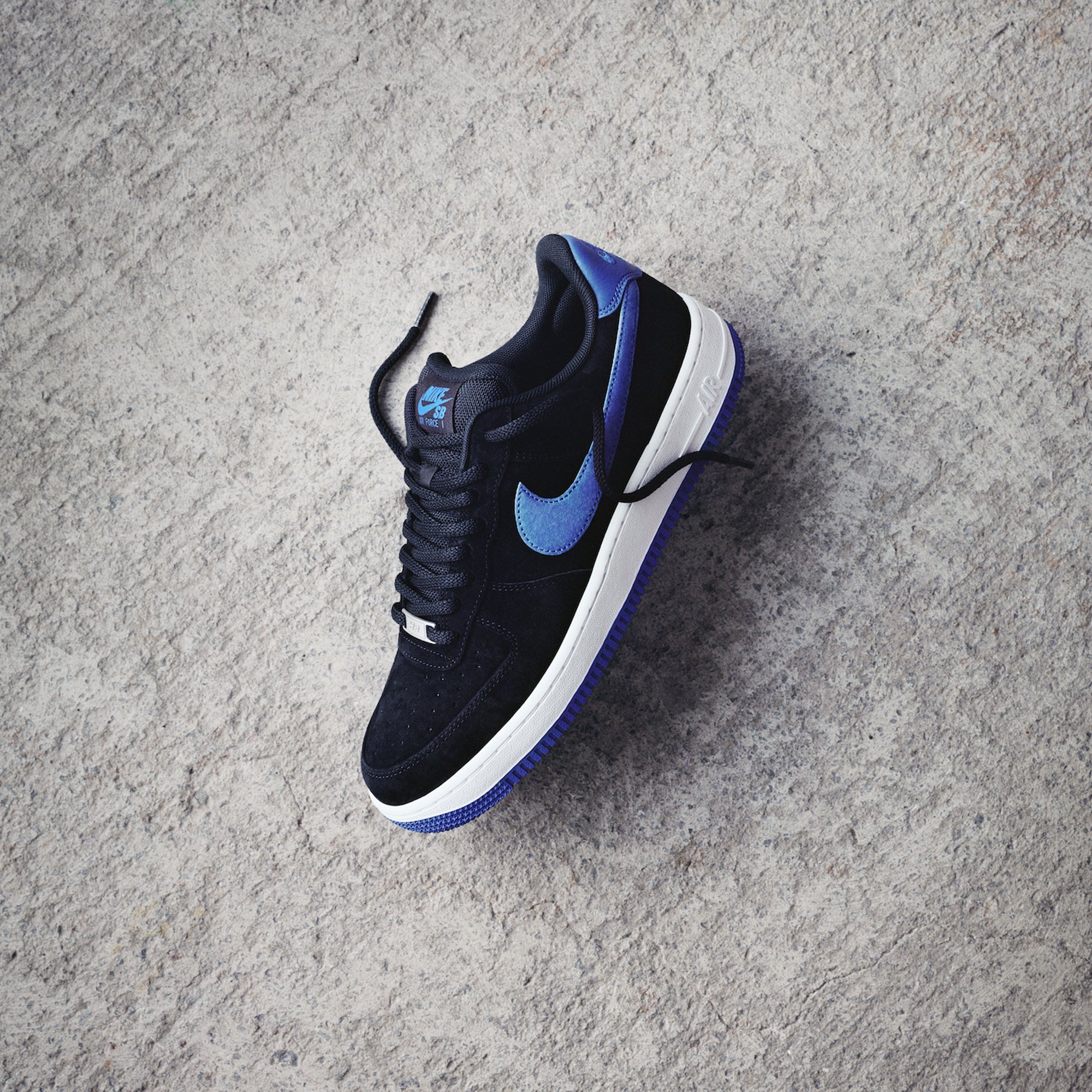 Nike SB Air Force 1 SE 'City Pack' - Black / Game Royal