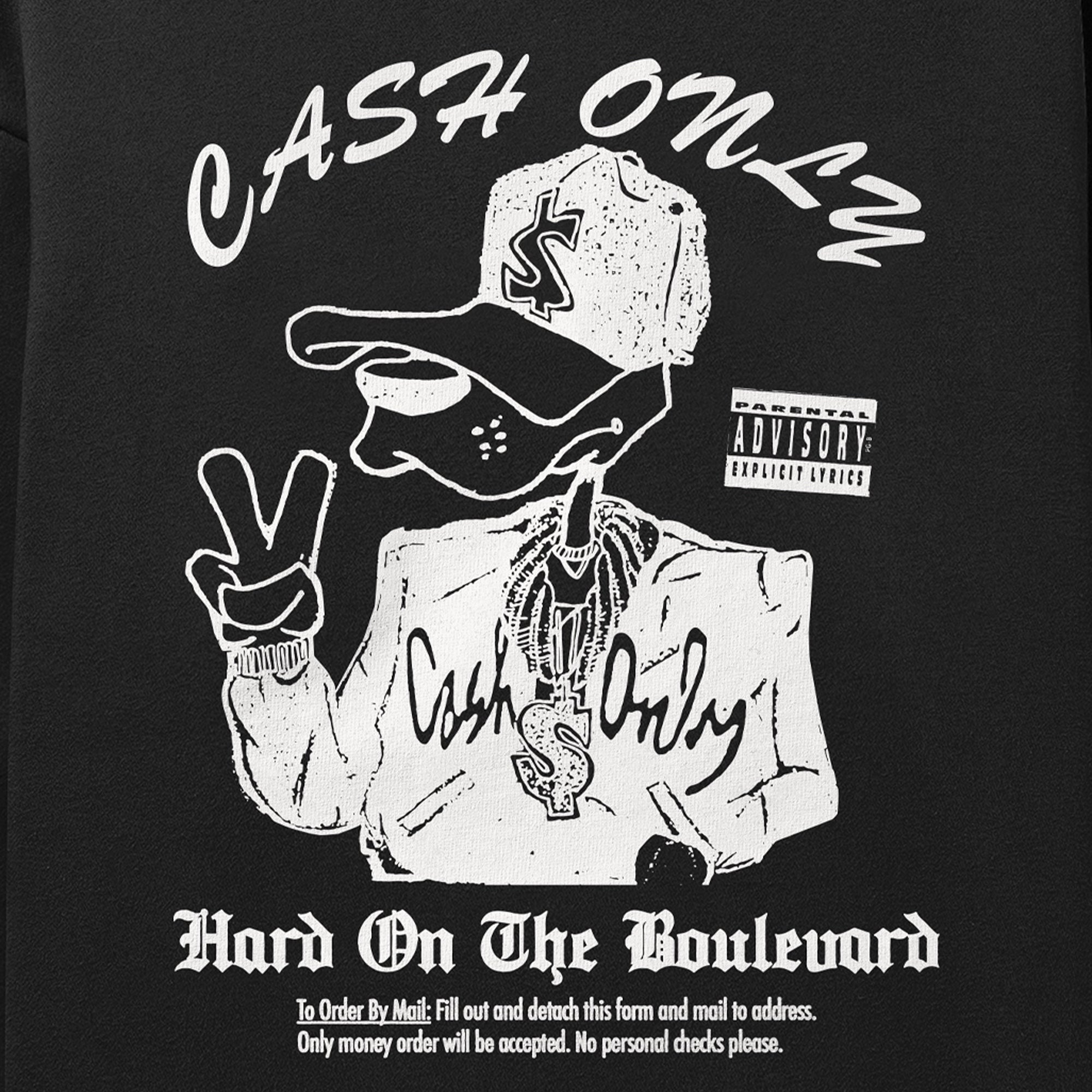 Cash Only Boulevard Crewneck - Black