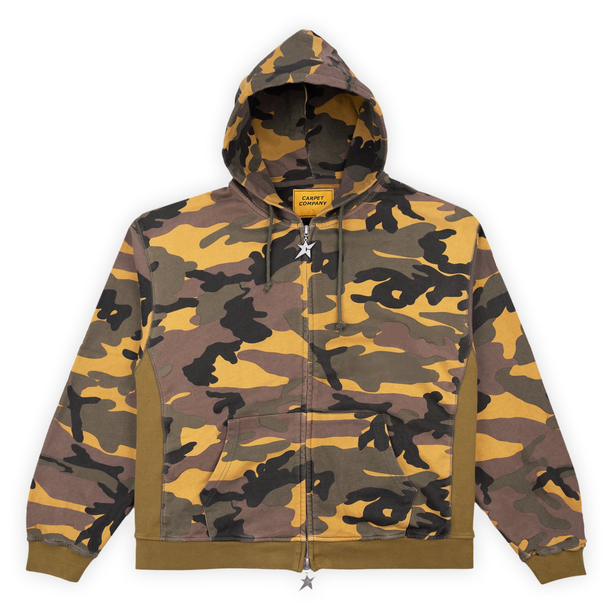 Carpet Company C-Star Double Zip Hood - Camo