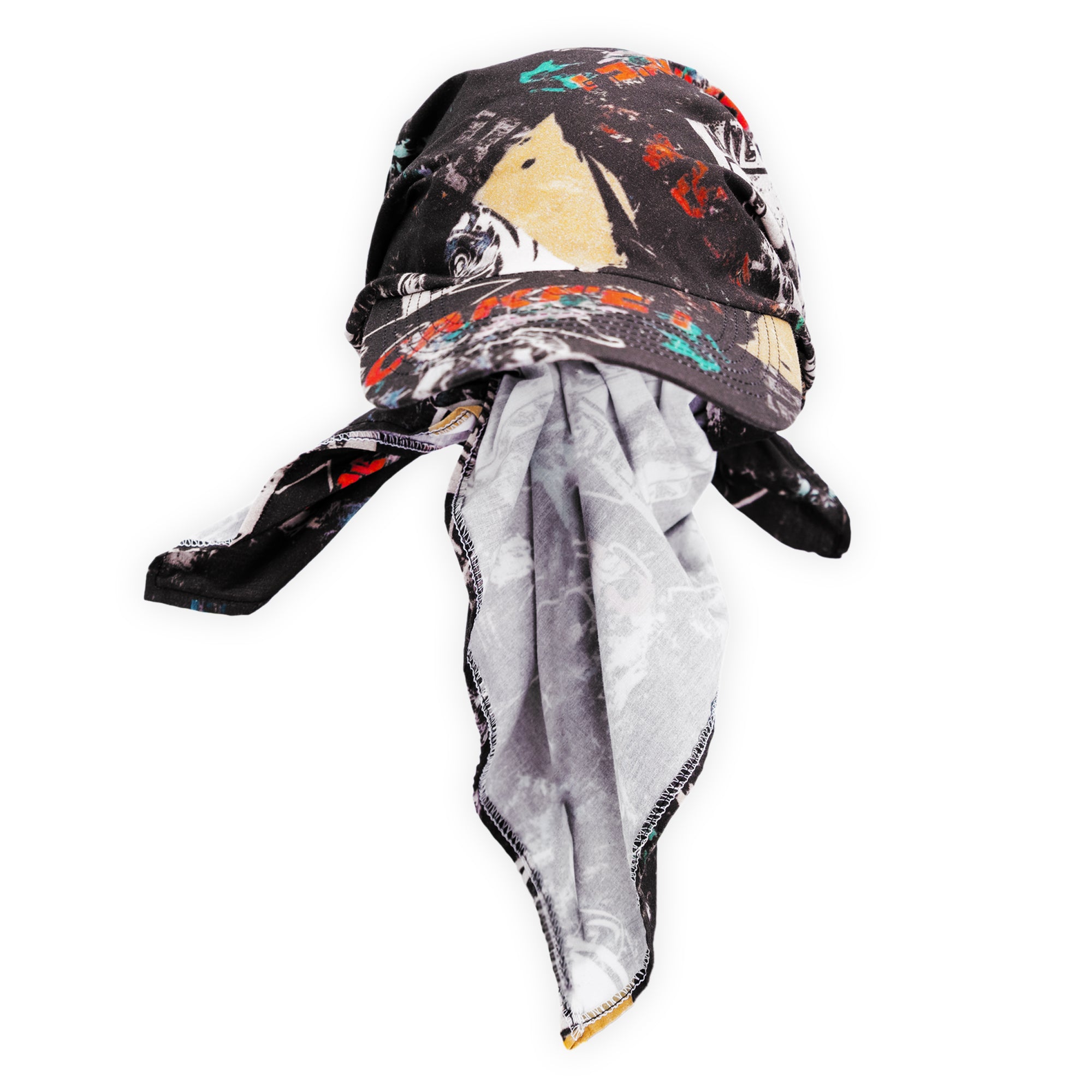 Carpet Company Rag Tee Bandana Hat - Black