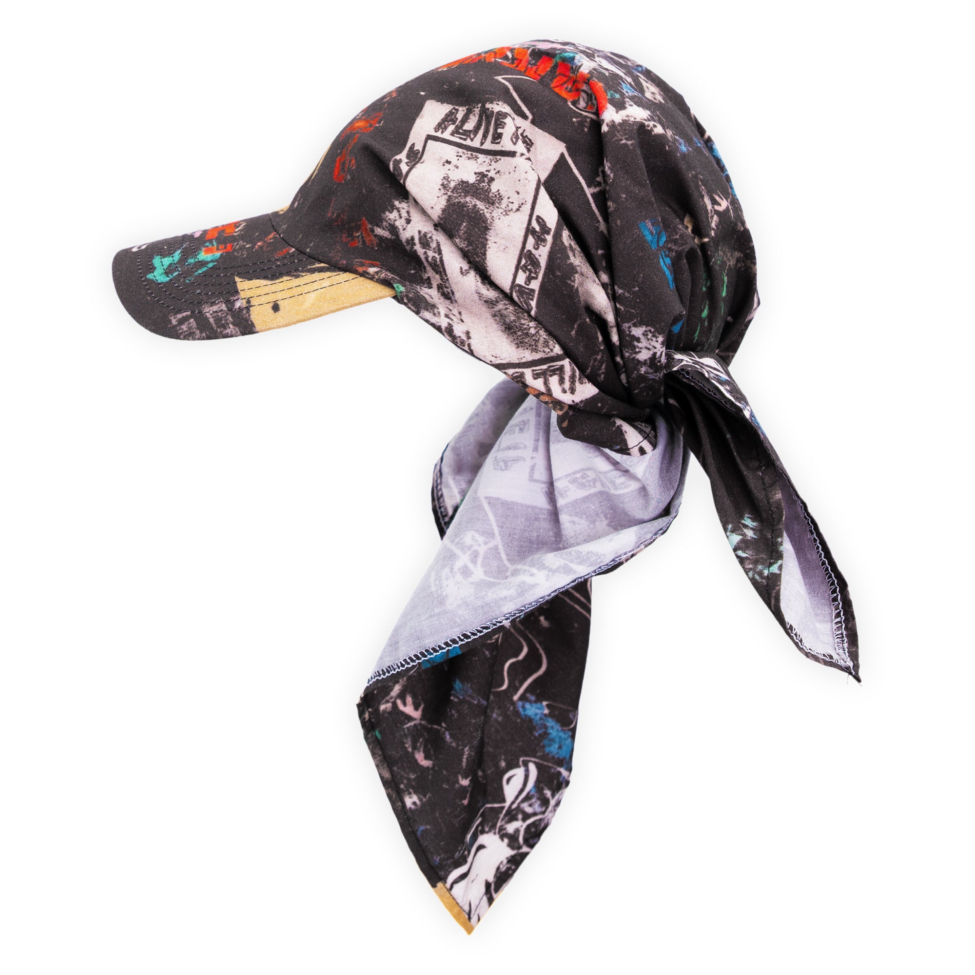 Carpet Company Rag Tee Bandana Hat - Black