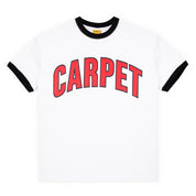 Carpet Company Varsity Ringer Tee - White