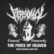 Personal Joint Funeral Fireworks Long-Sleeve Tee - Black