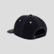 WKND Fishbone 6-Panel Hat - Black Denim